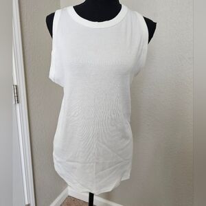A New Day White Sleeveless Tee